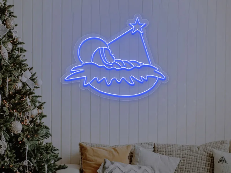 Baby Jesus - Semn Luminos LED Neon