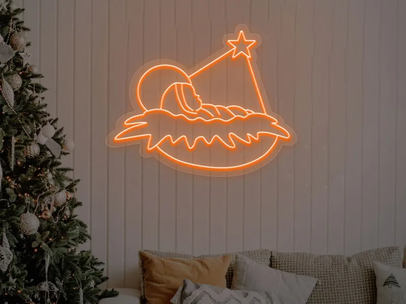 Baby Jesus - Semn Luminos LED Neon