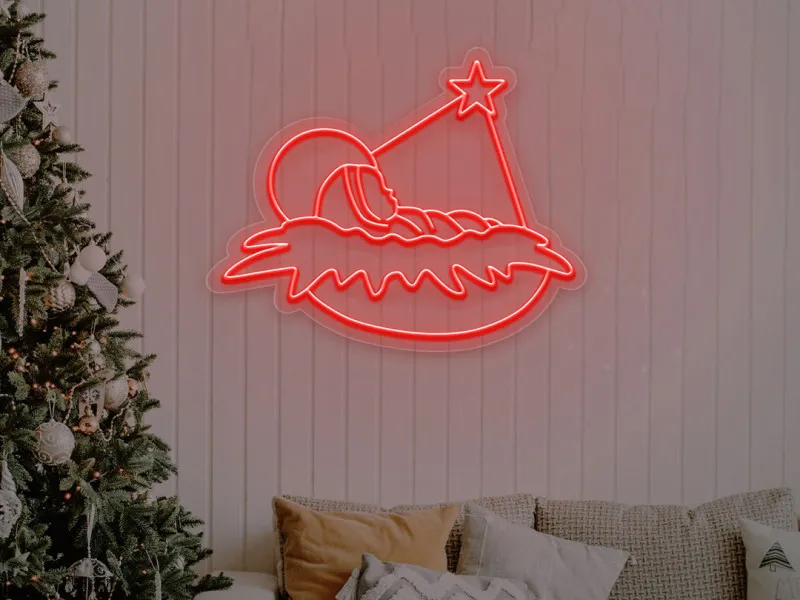 Baby Jesus - Semn Luminos LED Neon