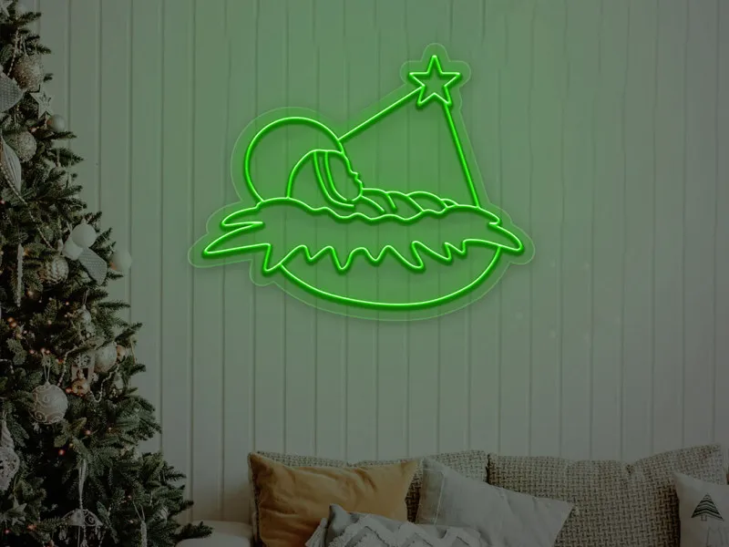 Baby Jesus - Semn Luminos LED Neon
