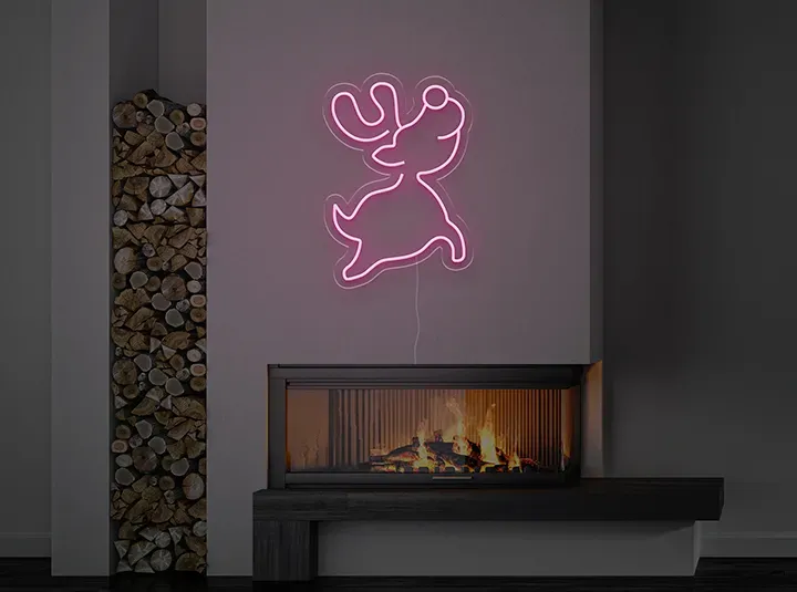 Baby ren - Semn Luminos LED Neon