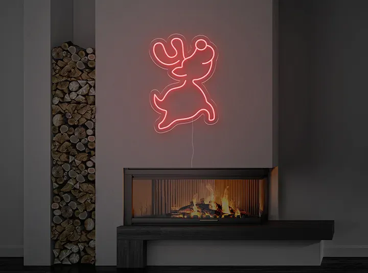 Baby ren - Semn Luminos LED Neon