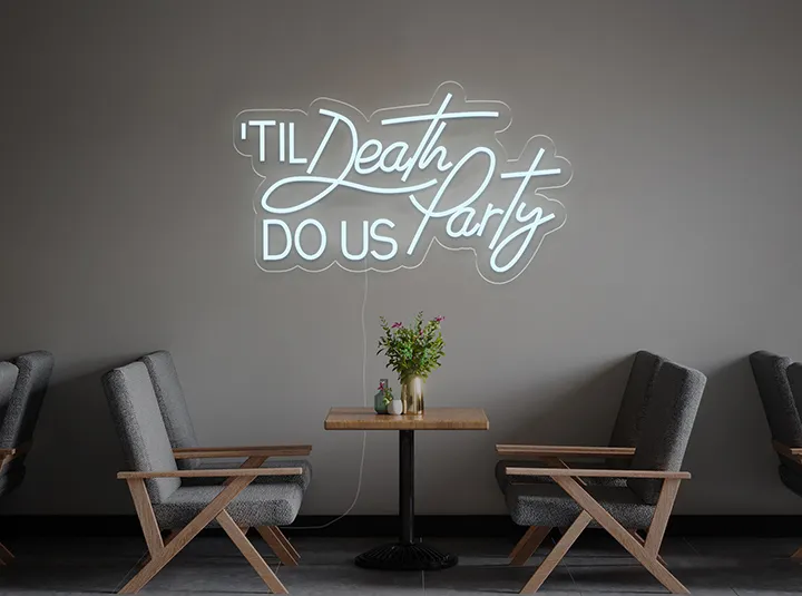 Till death do us party - Semn Luminos LED Neon