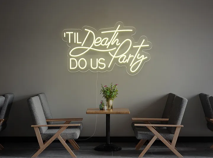 Till death do us party - Semn Luminos LED Neon