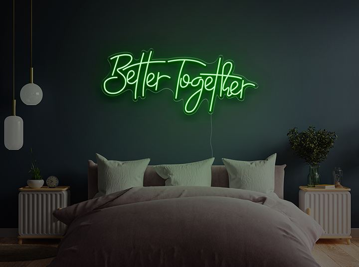 Better Together - Insegne al neon a LED