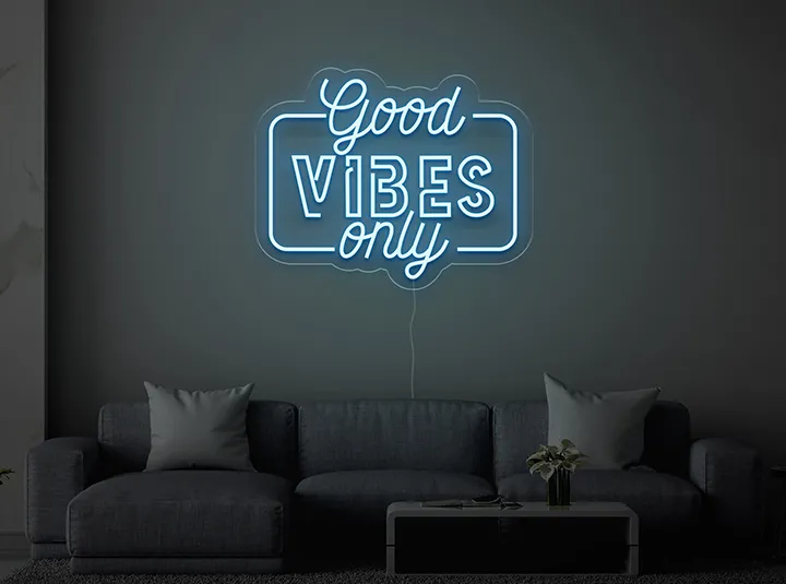Good Vibes - Semn Luminos LED Neon