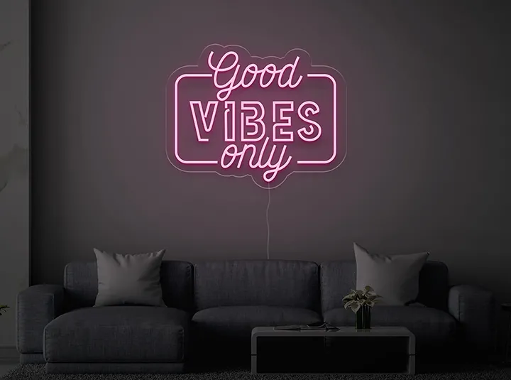 Good Vibes - Semn Luminos LED Neon