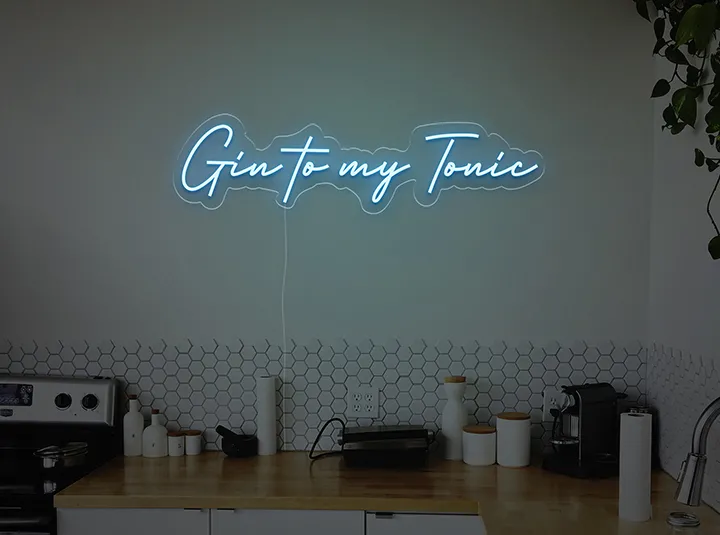Gin to my tonic - Insegne al neon a LED