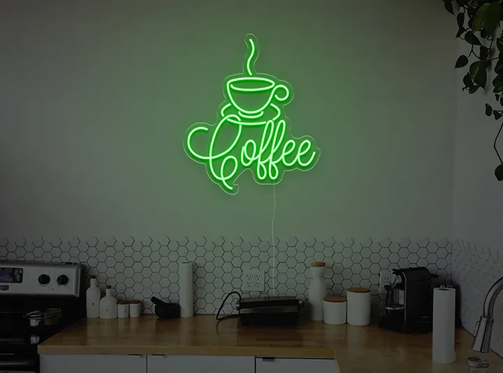 Coffee - Semn Luminos LED Neon