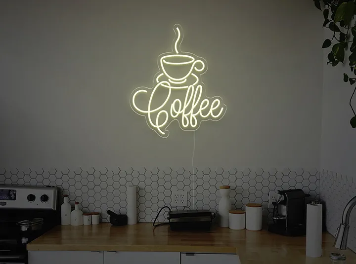 Coffee - Semn Luminos LED Neon
