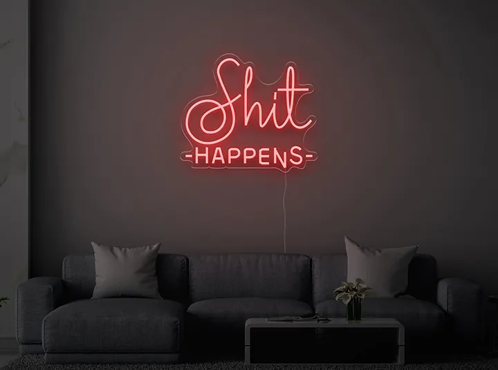 Shit Happens - Semn Luminos LED Neon