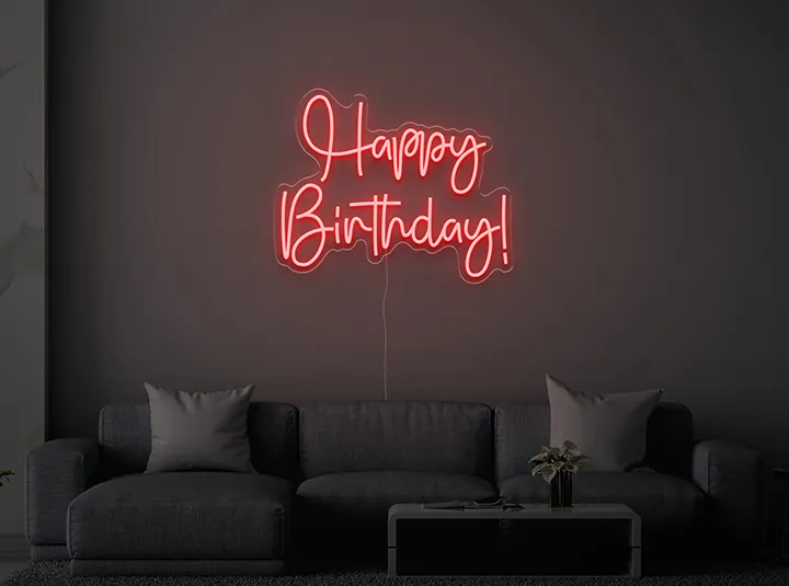 Happy birthday - Semn Luminos LED Neon