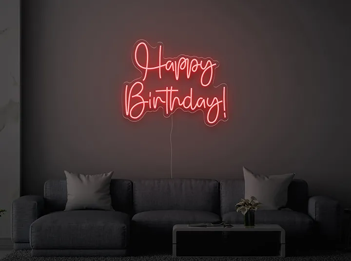 Happy birthday - LED Neon Sign
