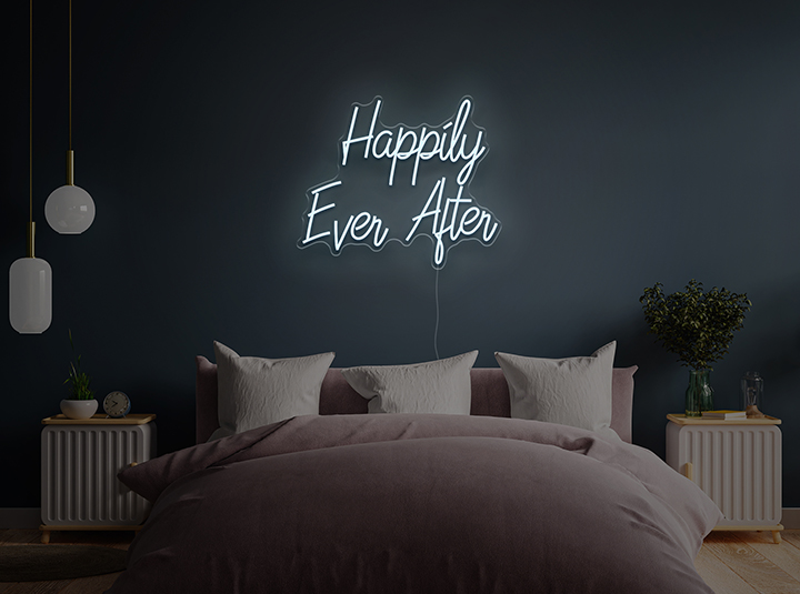 Happily Ever After - Signe lumineux au neon LED
