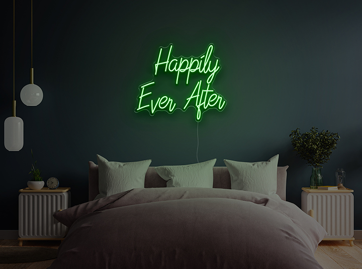 Happily Ever After - Signe lumineux au neon LED