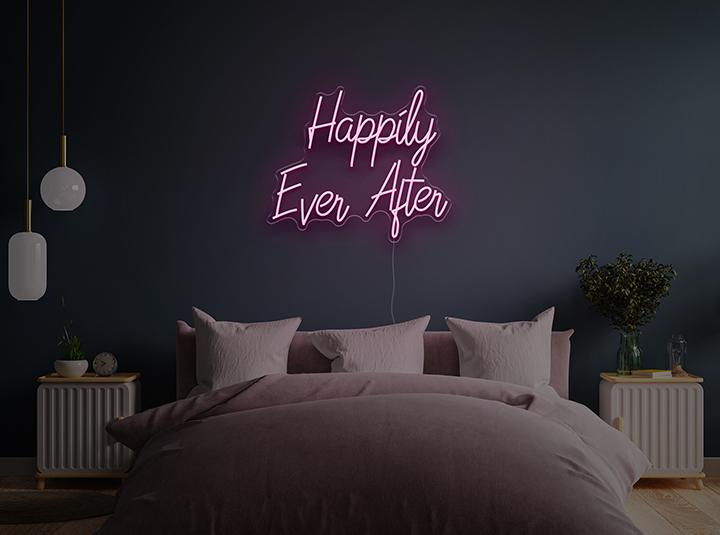 Happily Ever After - Insegne al neon a LED