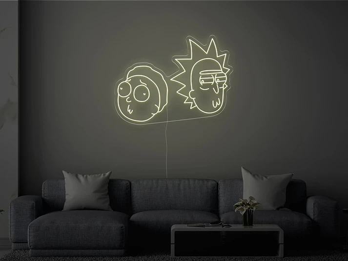 Rick & Morty - Signe lumineux au neon LED