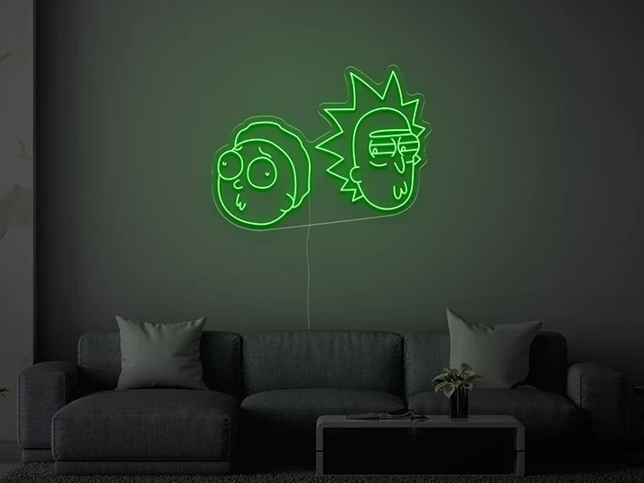 Rick & Morty - Insegne al neon a LED