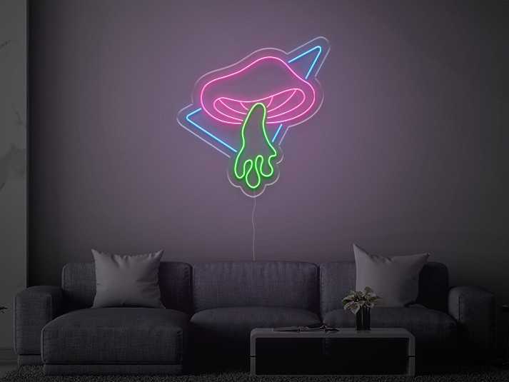 Ciuperca - Semn Luminos LED Neon