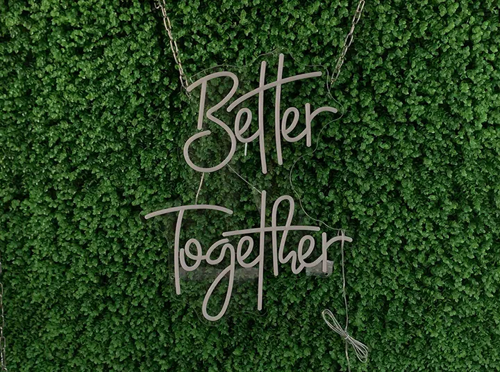 Better Together - Signe lumineux au neon LED