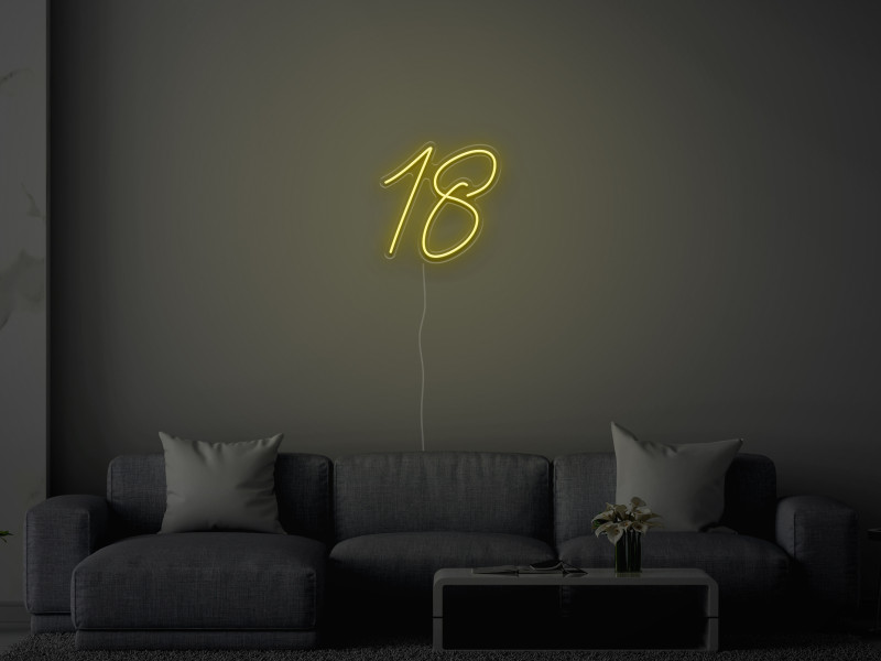 18 - Signe lumineux au neon LED