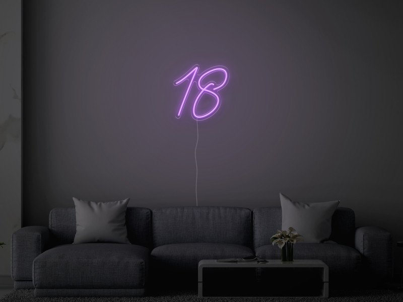 18 - Neon LED Schild 