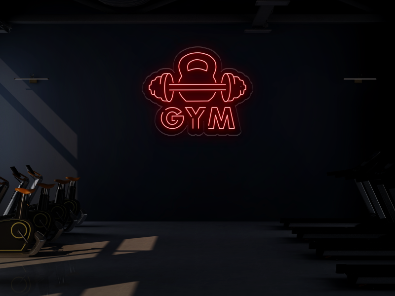 Gym MODE  - Semn Luminos LED Neon