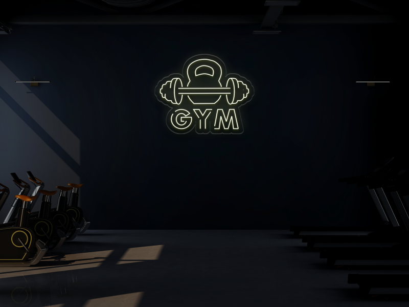 MODE Gymnase  - Signe lumineux au neon LED