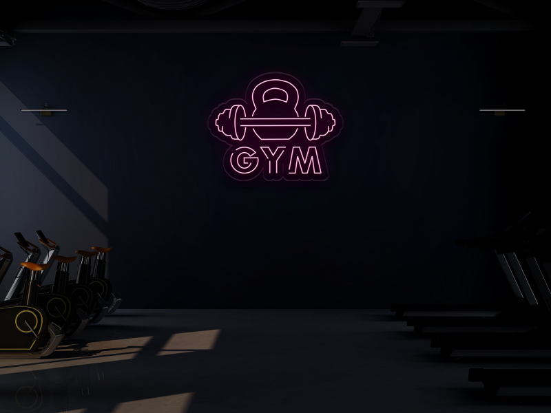 Gym MODE  - Semn Luminos LED Neon