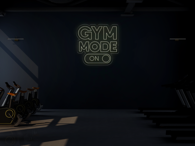 Gym Mode ON - Semn Luminos LED Neon