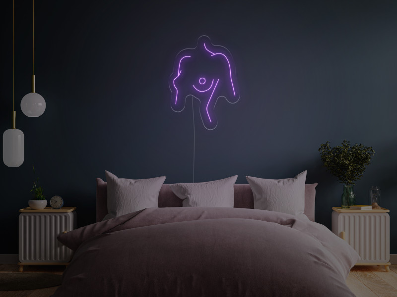 Weiblicher Körper - Neon LED Schild