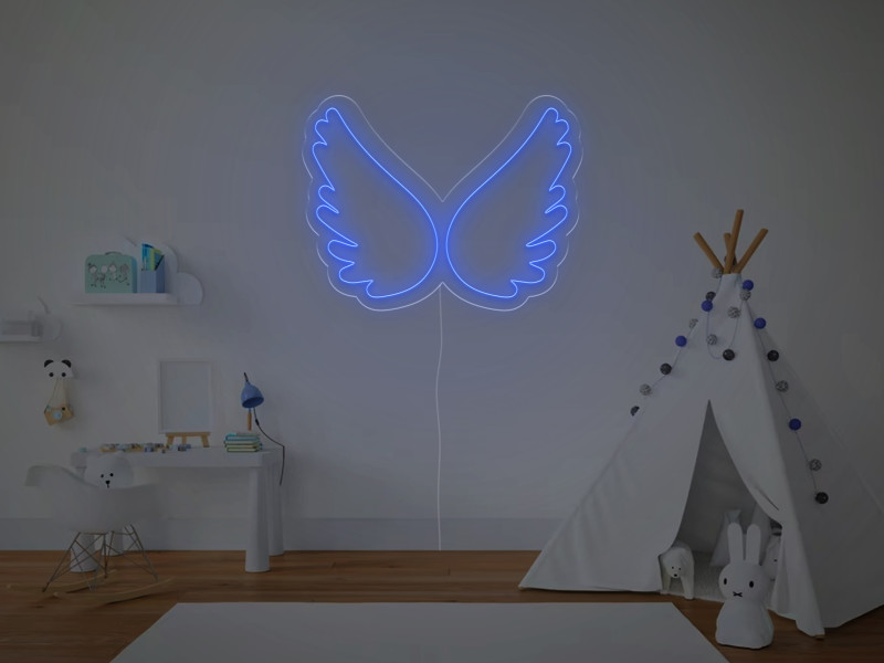 Flügel - Neon LED Schild
