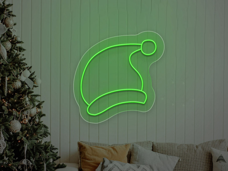 Christmas Hat - Semn Luminos LED Neon