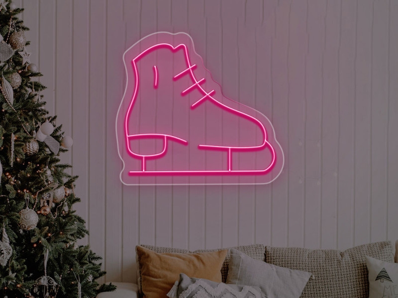 Ice Skate - LED Neon Sign