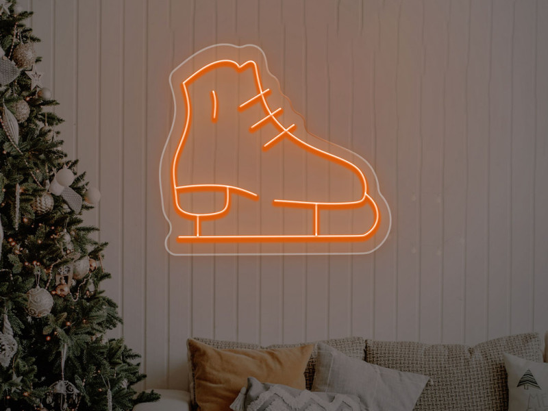 Ice Skate - LED Neon Sign