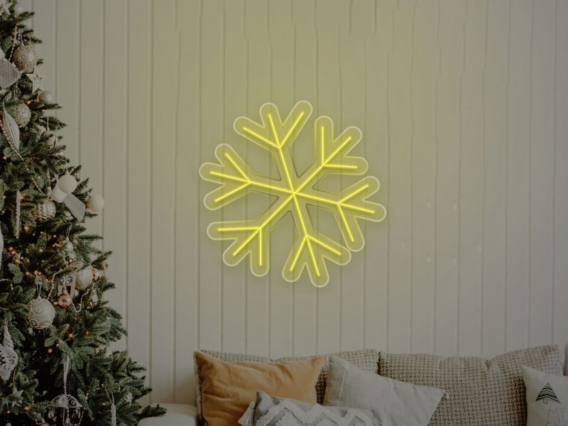 Snowflake - Semn Luminos LED Neon