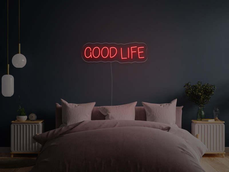 Good Life - Signe lumineux au neon LED
