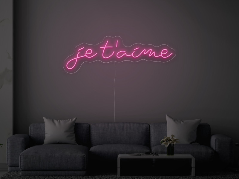 Je T`aime - LED Neon Sign