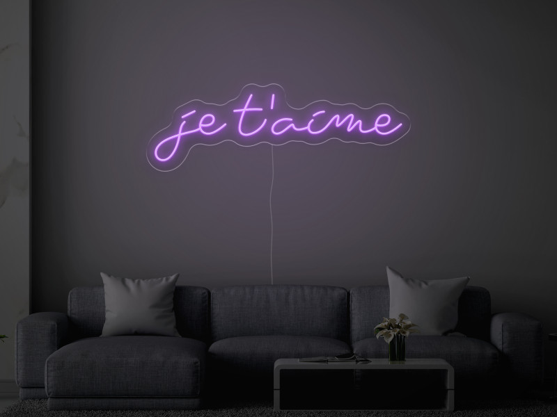 Je T`aime - LED Neon Sign