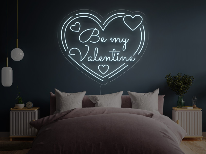 Be My Valentine`s - Insegne al neon a LED