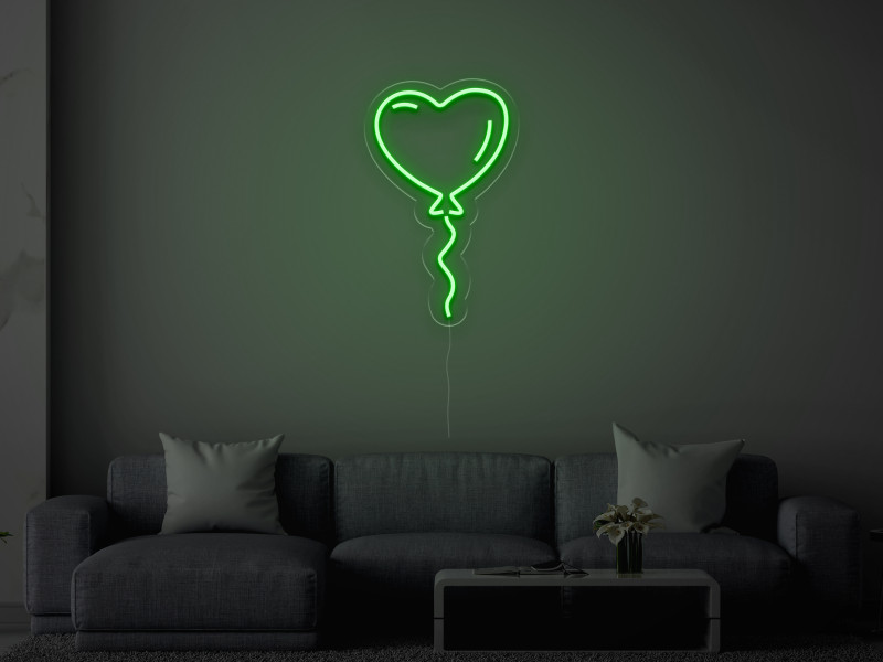 Palloncino a forma di cuore - Insegne al neon a LED