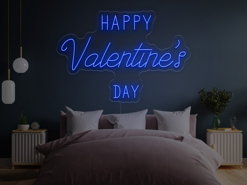 Happy Valentine`s Day - LED Neon Sign