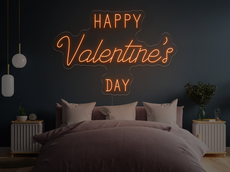 Happy Valentine`s Day - Neon LED Schild