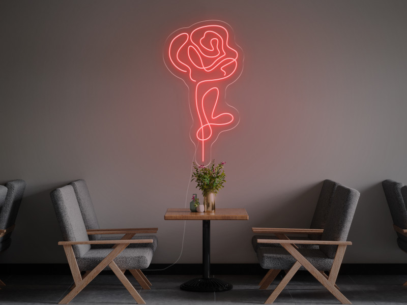 Rose - Neon LED Schild