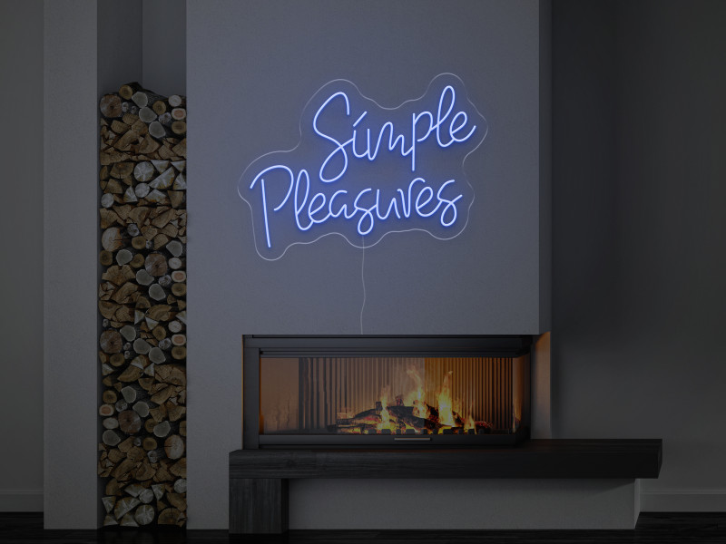 Simple Pleasures - LED Neon Sign