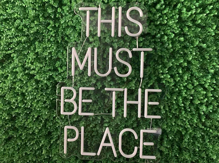 THIS MUST BE THE PLACE - Semn Luminos LED Neon