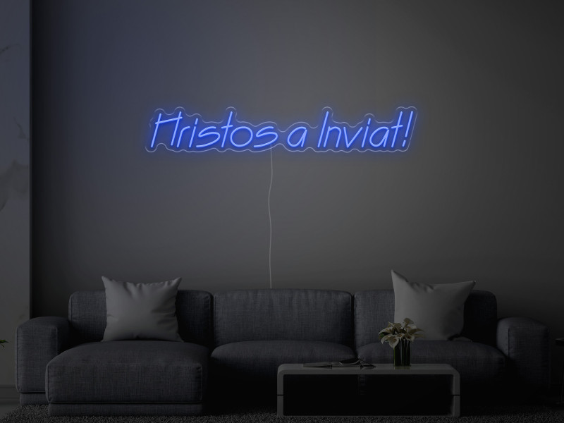 Hristos a Inviat - Semn Luminos LED Neon