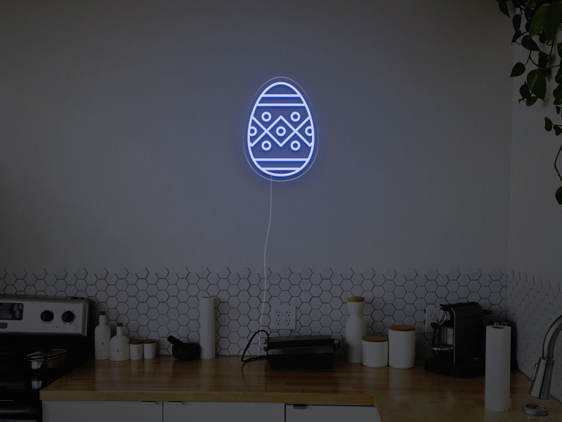 Oeuf de Pâques - Signe lumineux au néon LED