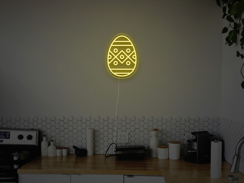 Uovo di Pasqua  - Insegna Neon LED