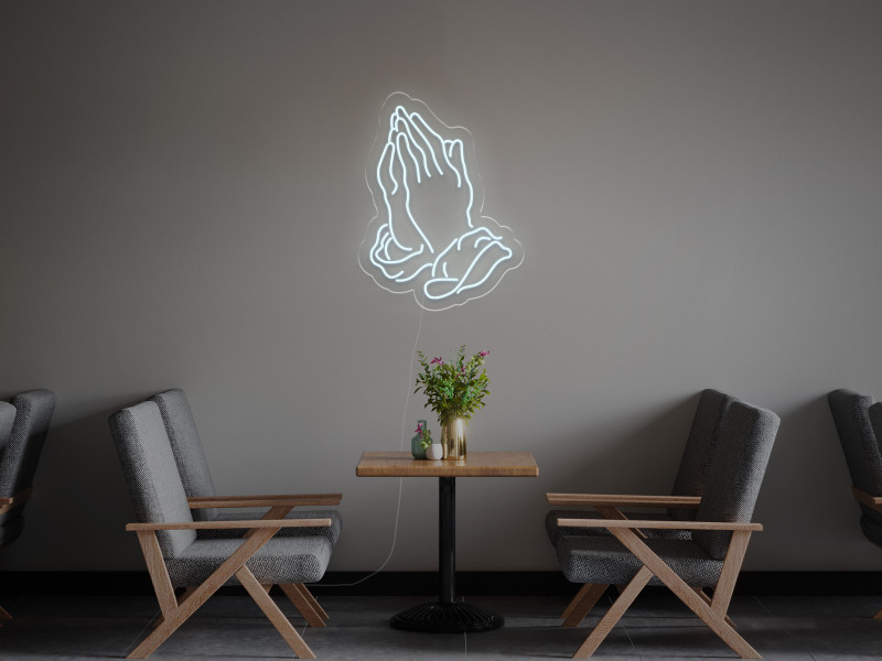 Praying Hands - LED Neon Sign